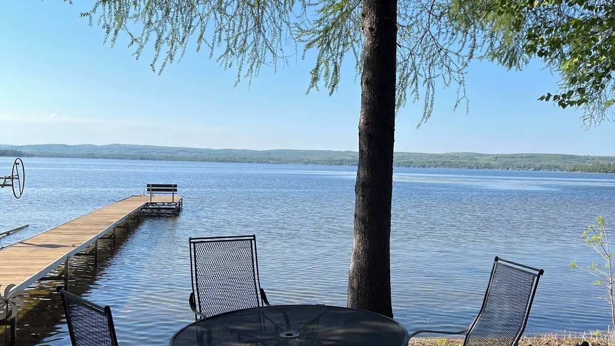 Petoskey House | Rare Find. in Petoskey , beautiful home sleeps 8 with lake frontage and woods.