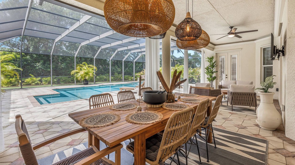 Naples Villa | Rare Find! Mediterranean Inspired Villa with Heated Pool and Private Mini Golf