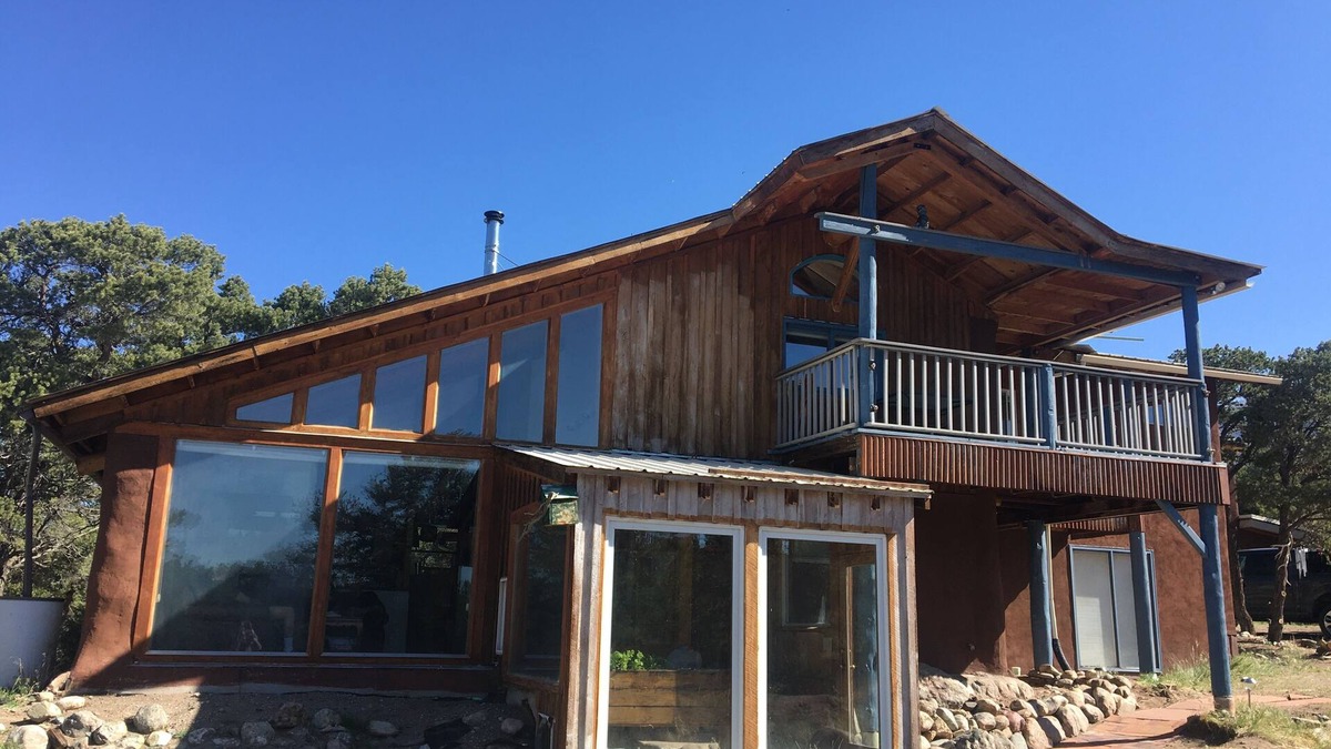 Baca Grande House | Rare Find! Quiet, Strawbale Home with Epic Mountain Views and Hiking