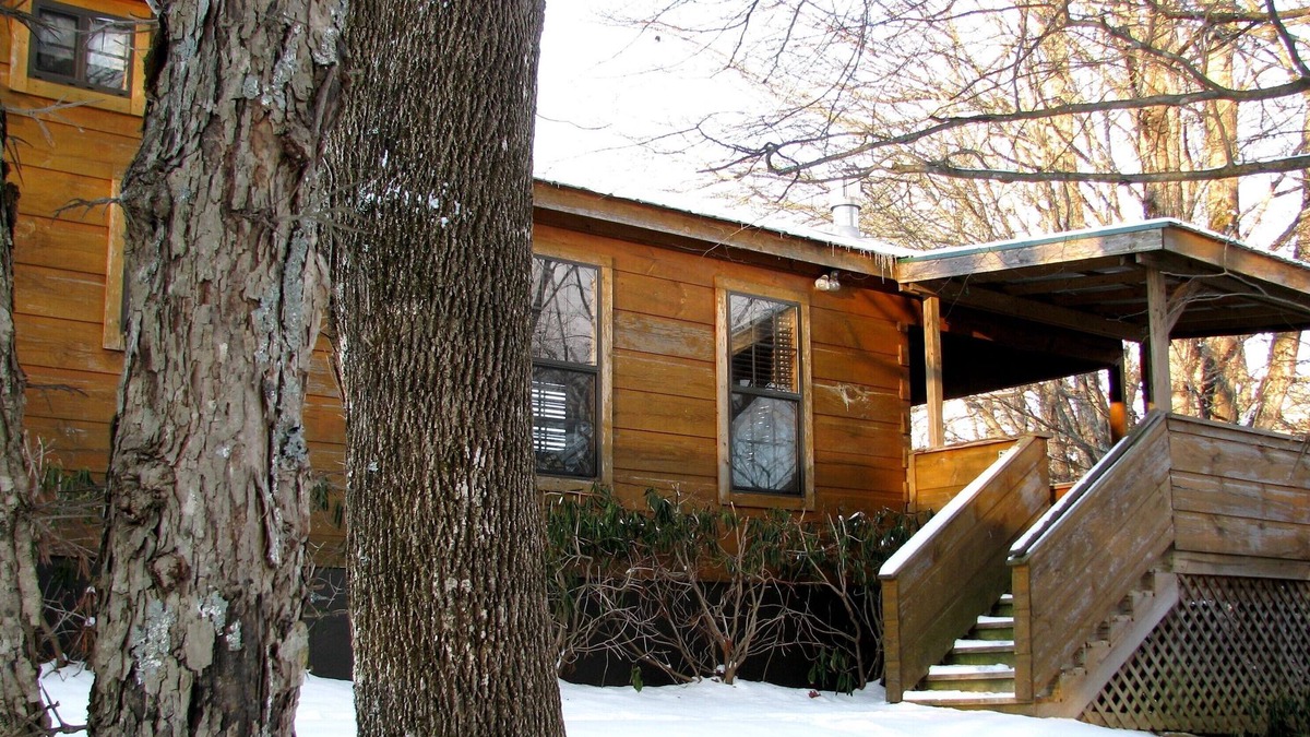 Altamont Cabin | Real Logs-1BR, sleeping loft & futon-sleeps 6. Riverside w/Hot Tub