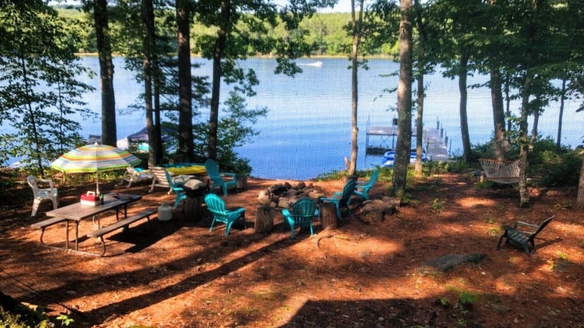 Naples House | Recently Rebuilt Year Round Waterfront home on Sebago Cove, With Private Dock.