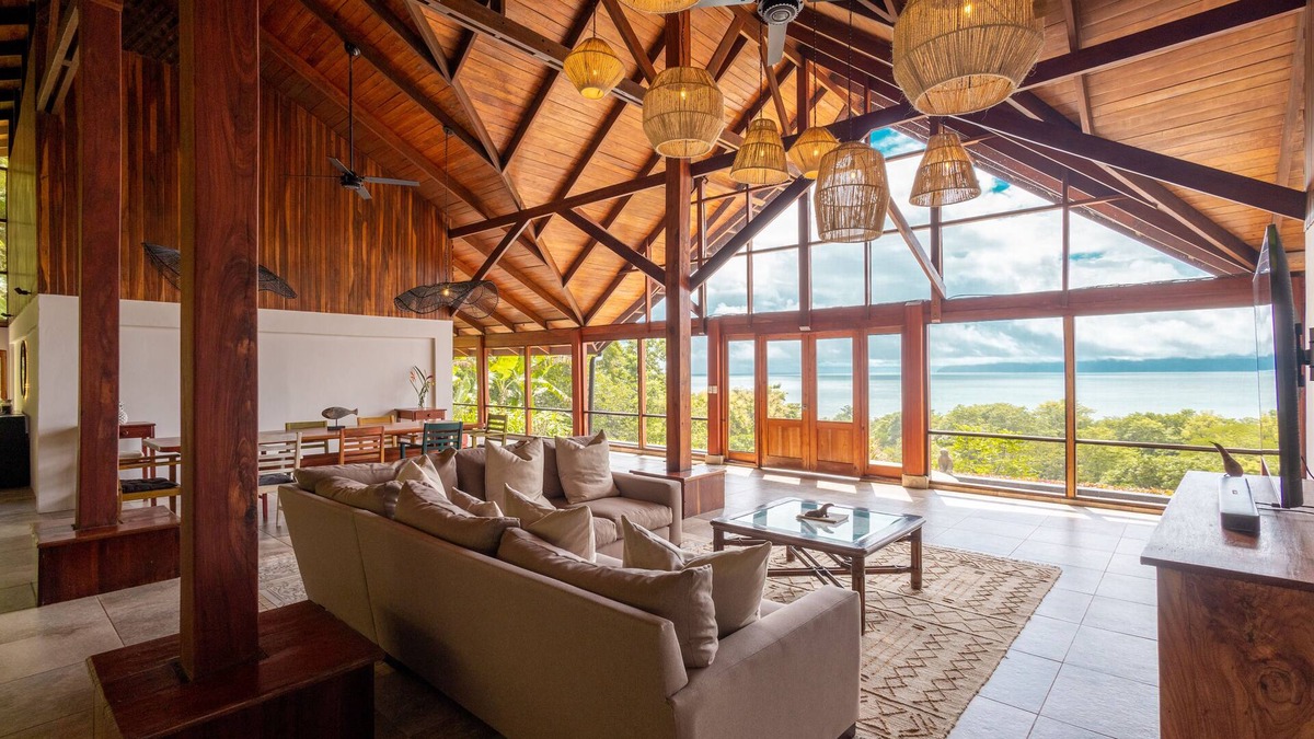 Pavones House | Recently remodeled home with sunset, ocean and jungle views and great surf!