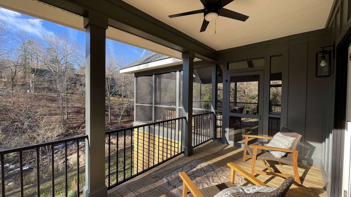 Stephens House | Recently renovated home in a quiet wooded setting overlooking a lovely creek.
