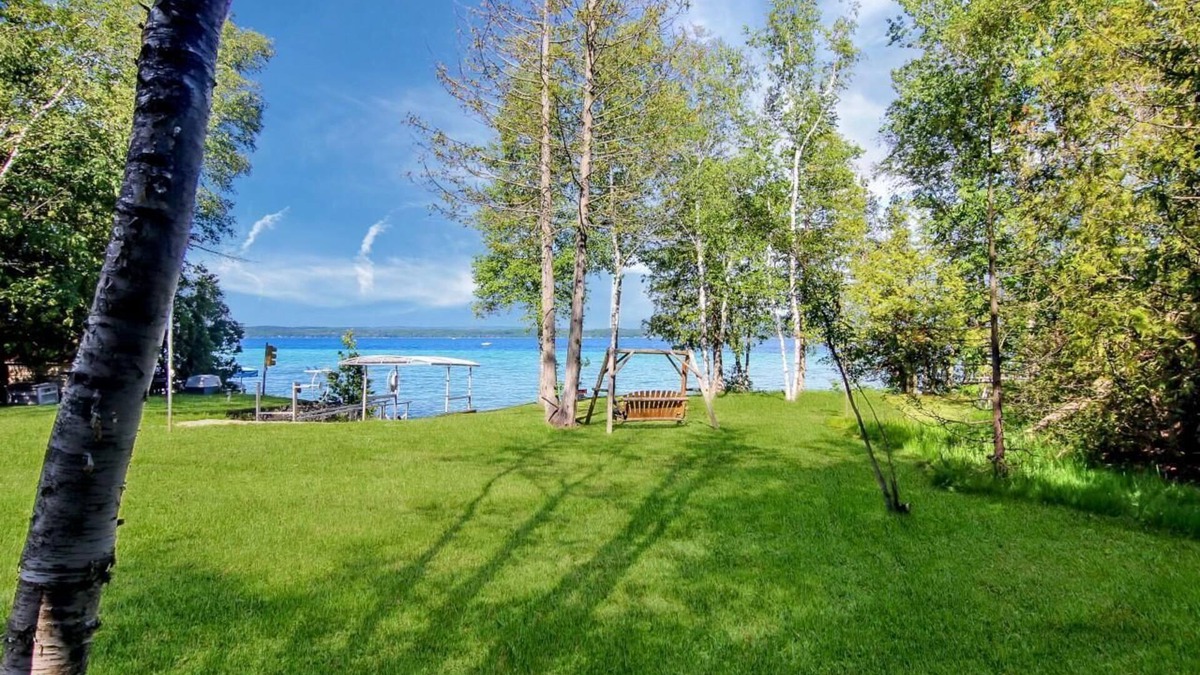 Kewadin House | Recently updated lakefront home, located on beautiful Torch Lake.