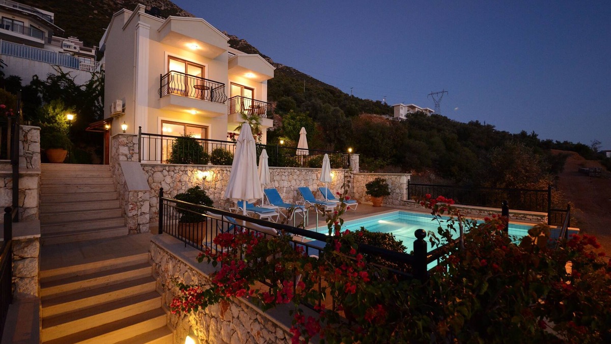 Kalkan Villa | Recently Upgraded Luxury Villa with Private Heated Pool and Views of Kalkan Bay