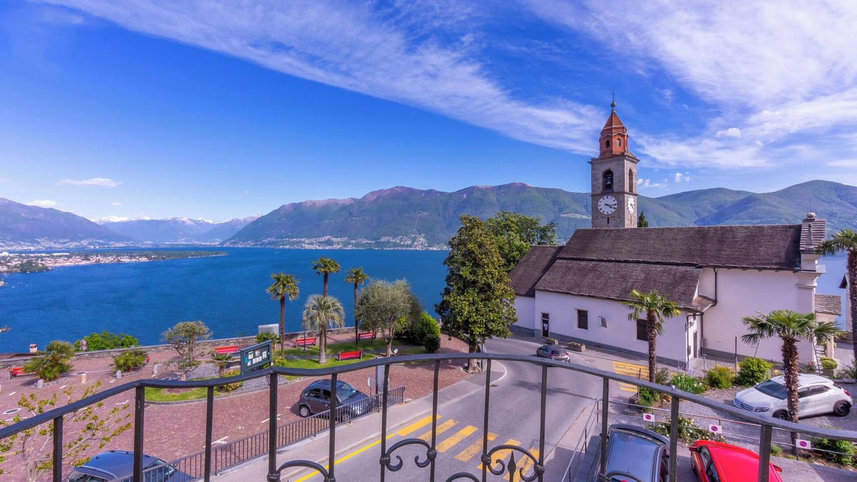 Ronco sopra Ascona Apartment | Red And Yellow Apartments, Ronco sopra Ascona, Switzerland