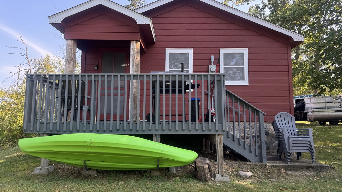 Shell Lake Cabin | Red Cabin Retreat on Island Lake - Perfect for Fishing & Wildlife Lovers