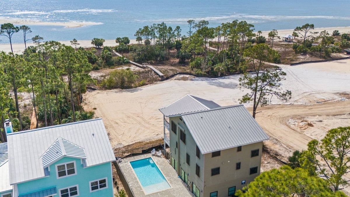 Indian Pass House | Redbird Beach: 7BR Beachfront Home- Priv. Pool, Pet Friendly, Sleeps 23!