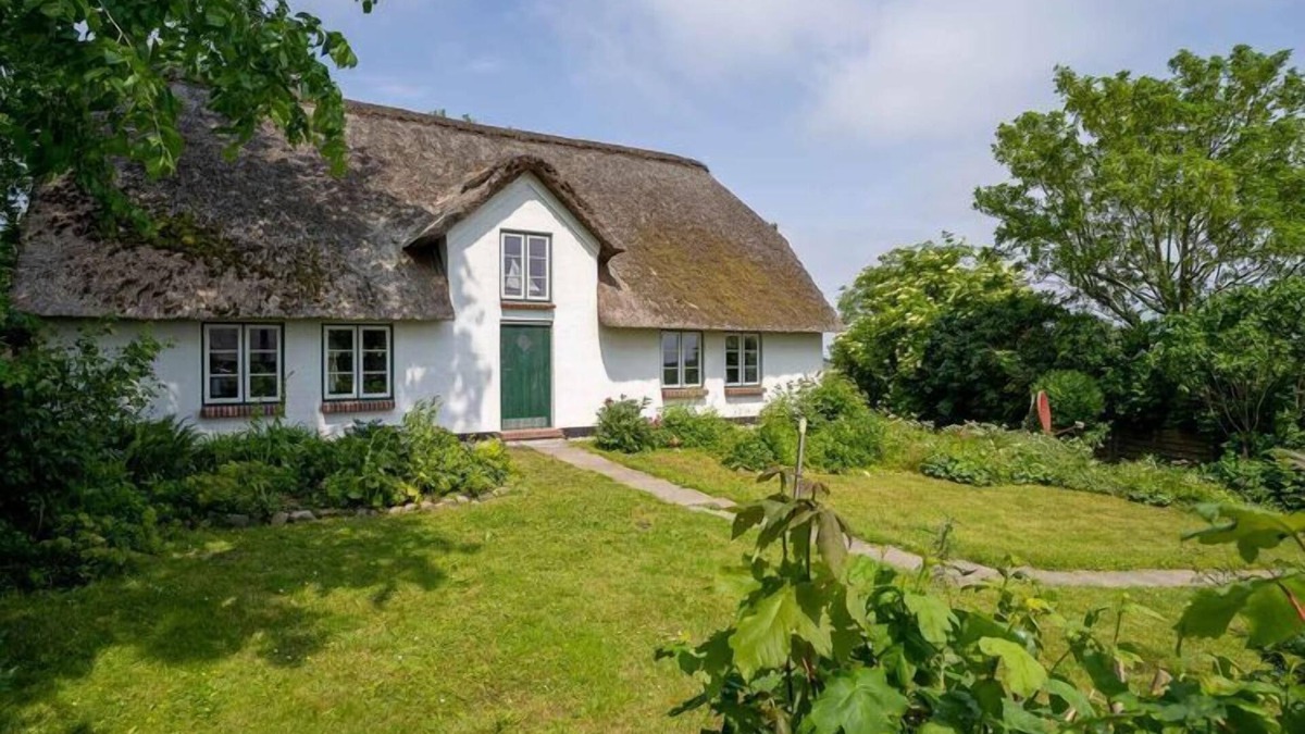 Westerhever Villa | Reetgedecktes Ferienhaus in Westerhever mit Sauna