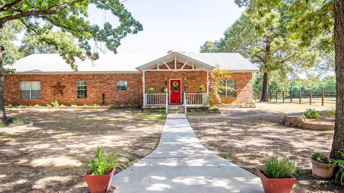 Brookston Cabin | Relax and enjoy the peace & quiet at this spacious ranch on 30 plus acres.n