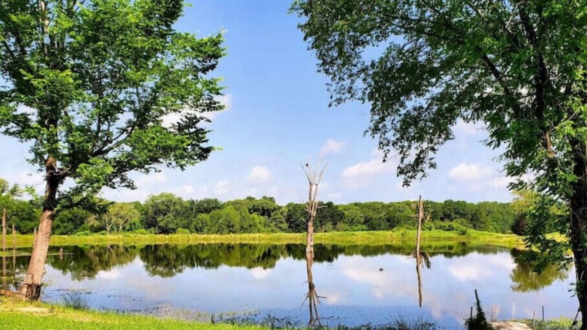 Miller Grove House | Relax and fish after shopping at first Monday
