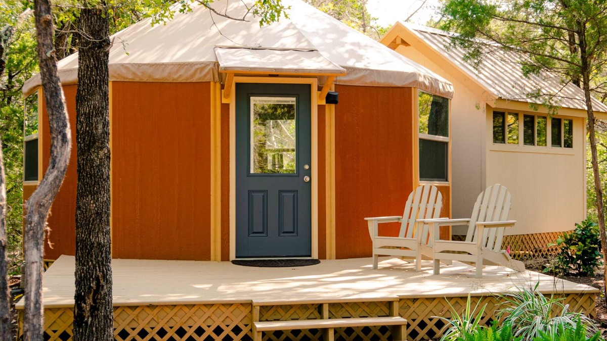 Bastrop Cabin | Relax in your own secluded Yurt Cabin nestled into a 200+ acre Property!