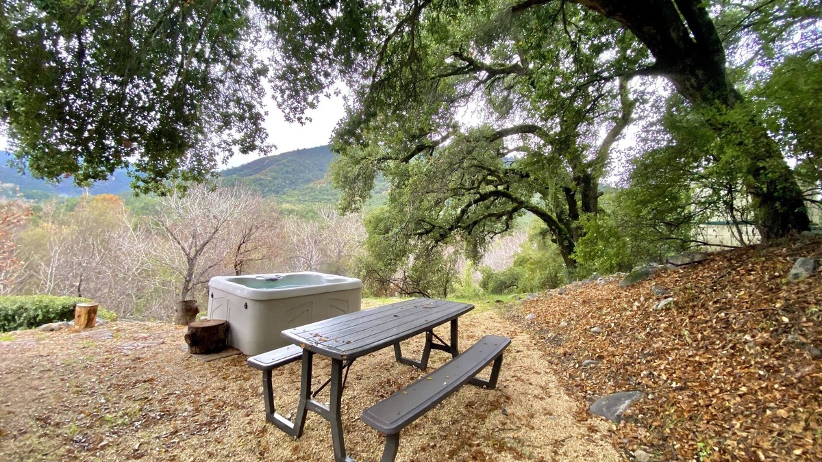 Carmel Valley House | Relax to the Sound of the River while you soak in a Private Hot Tub
