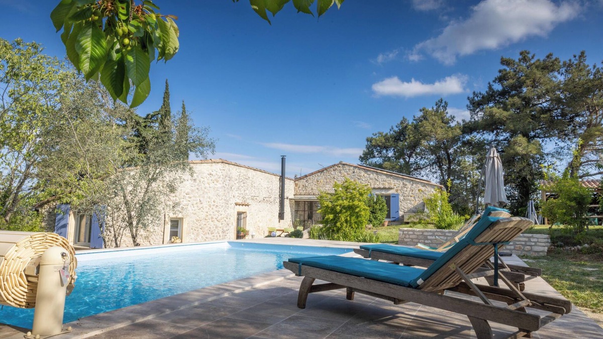 Brouzet-les-Ales House | Relaxing environment with pool et magnificent views of Cevennes and Mont Bouquet