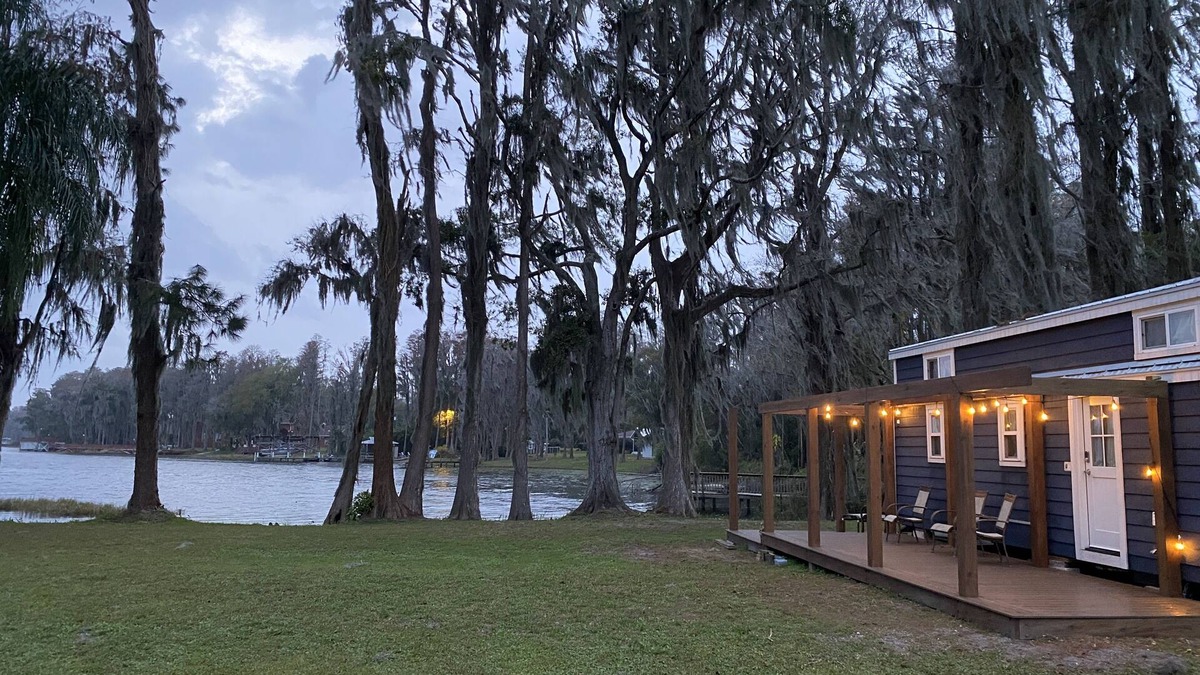 Lutz House | Relaxing Lakefront Farm Tiny Home
