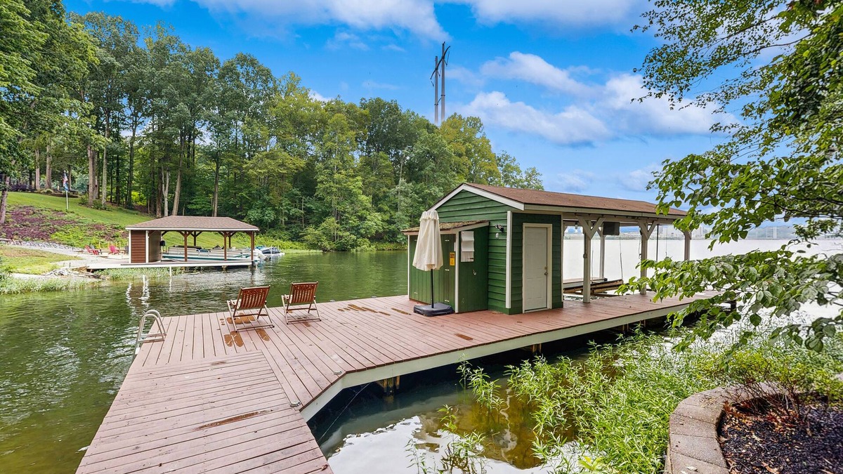Bumpass Cabin | Relaxing lakeside cabin with private dock, firepit, boat ramp and water access