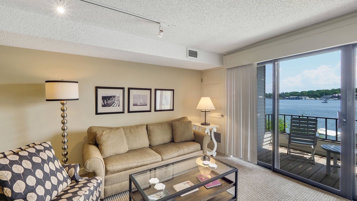 Charlevoix Condo | Relaxing Lakeview One-Bedroom | Downtown Charlevoix | Pool, Hot Tub, Sauna