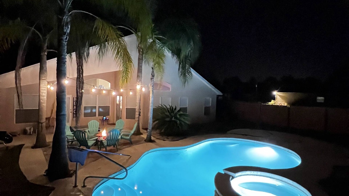 Palm Coast House | Relaxing Modern 3 br home with HEATED POOL