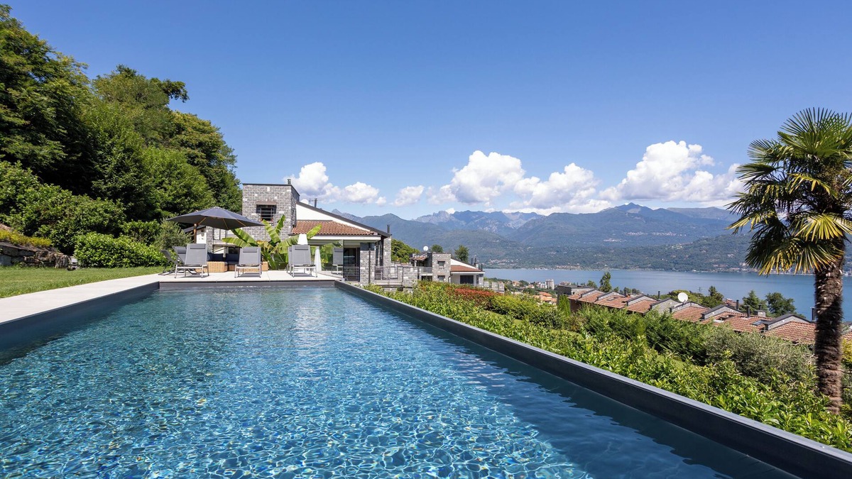 Baveno Apartment | Relaxing Oasis: Villa with Private Pool & View