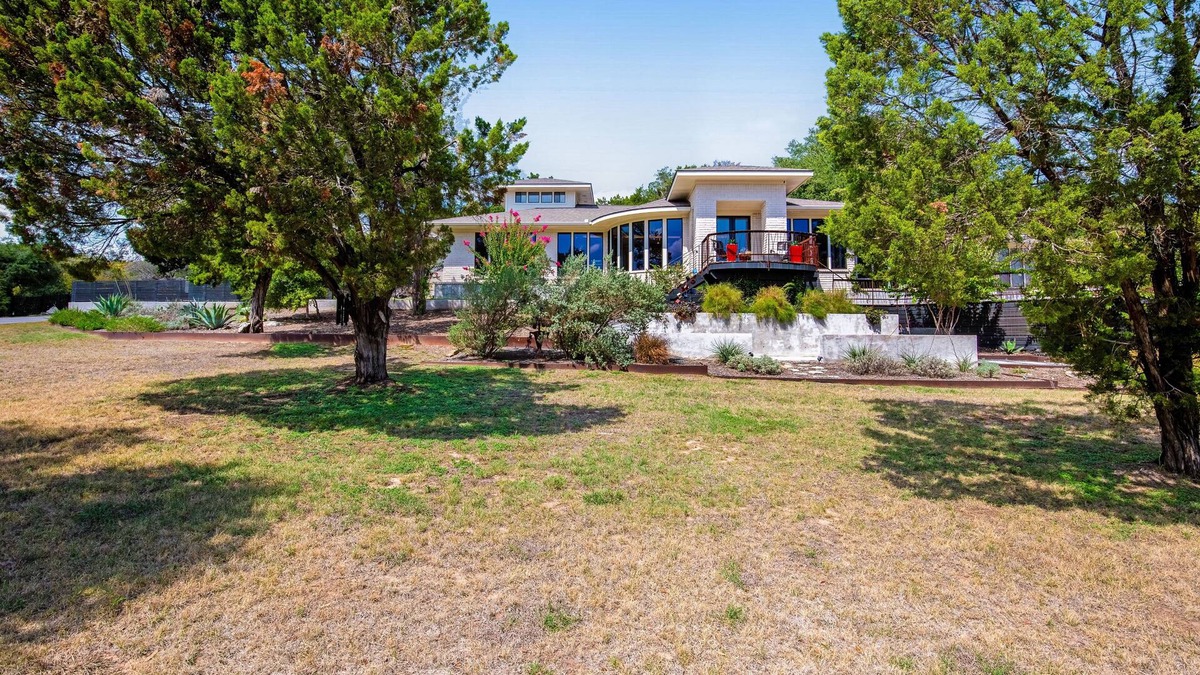 Barton Bend House | Remarkable villa with private pool, patio, game room, fireplace & gorgeous views
