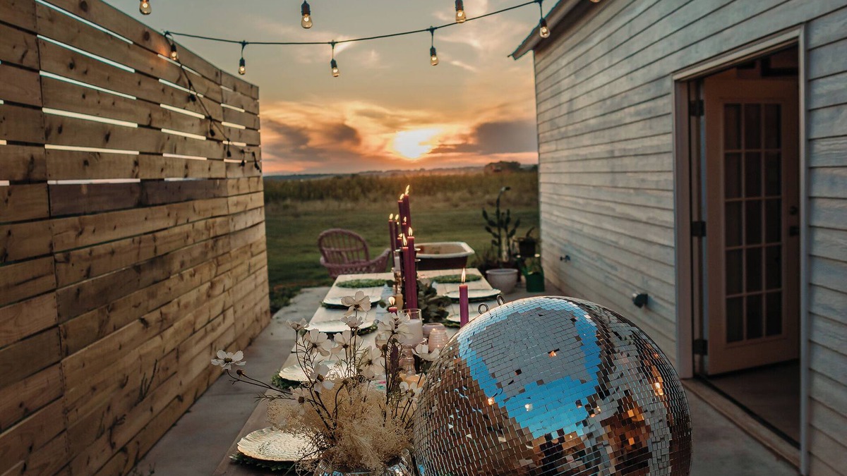 Elk City House | Remodeled 120 year old barn with loft bedroom and beautiful sunset views