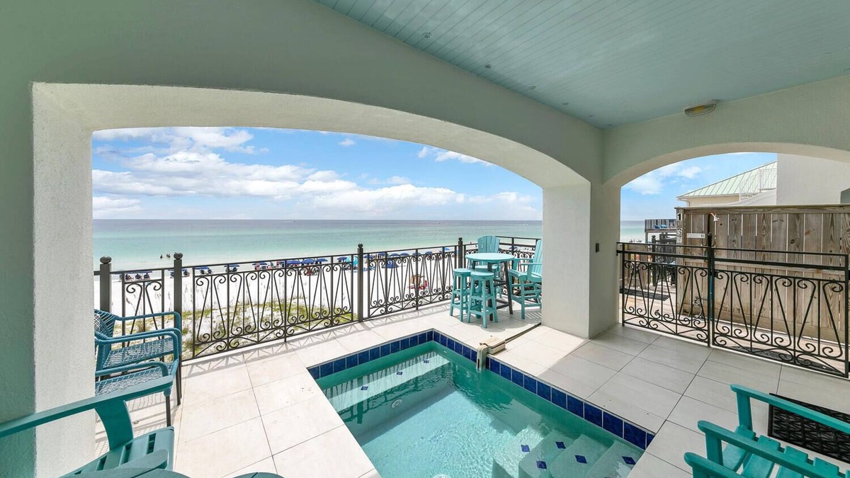 Delos House | Remodeled Beachfront😎 Frangista Delos⛱️⛱️Heated Splash🐠Pool Elevator🐬Beach Serv