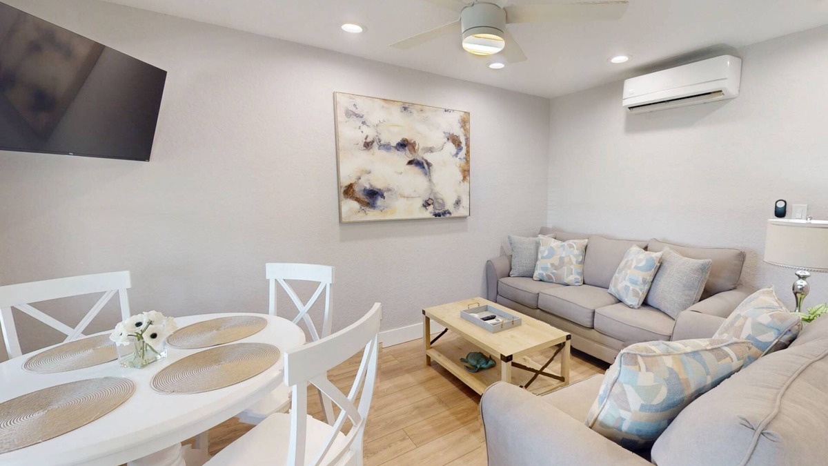 Madeira Beach Condo | Remodeled Florida Beach Cottage with Private Patio Area. Relax at the Pool. Walk Over to the Beach.