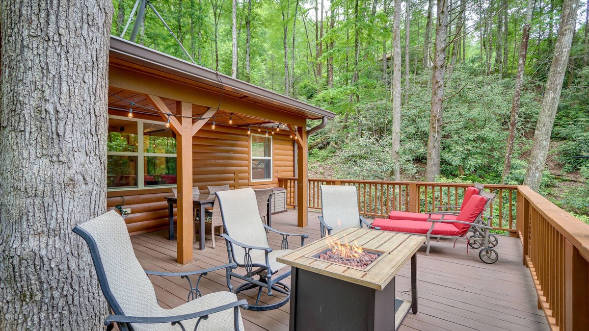 Unaka Cabin | Remote Escape: Murphy Cozy Cabin in the Woods