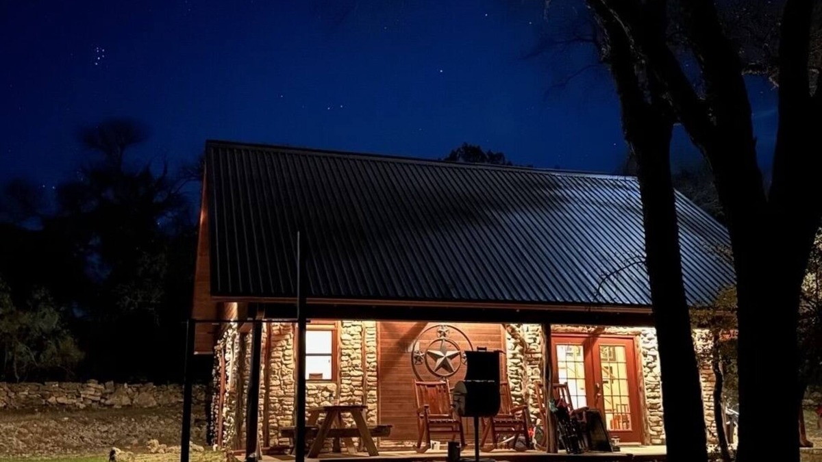 Hunt Cabin | Remote Hill Country Home at Guadalupe River Headwaters, Priv. Lake, Pet Friendly
