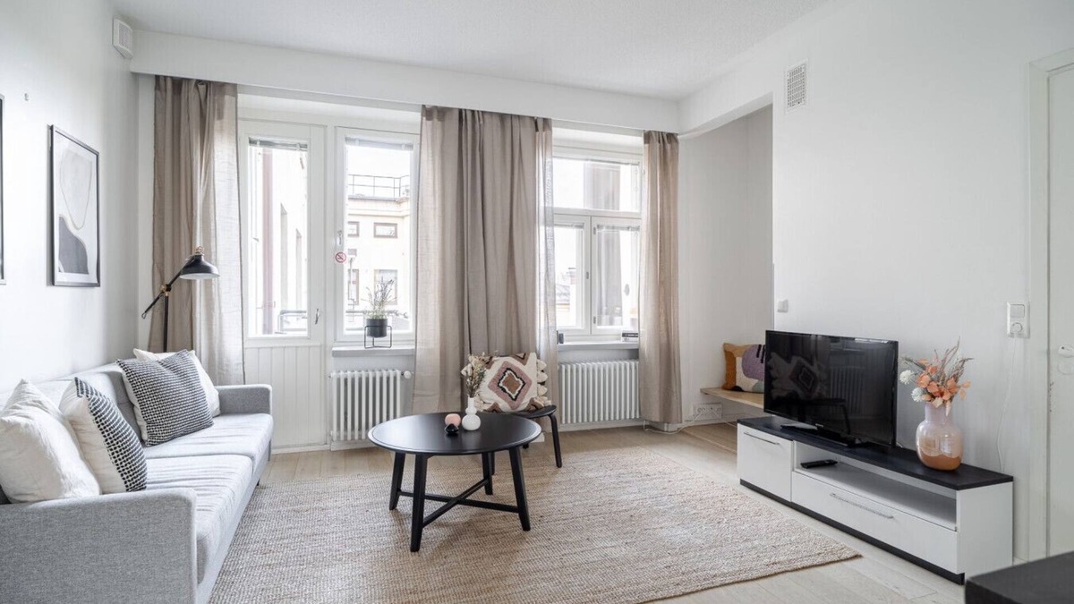 Tampere Apartment | Renovated 1BR Penthouse & Private Rooftop Terrace