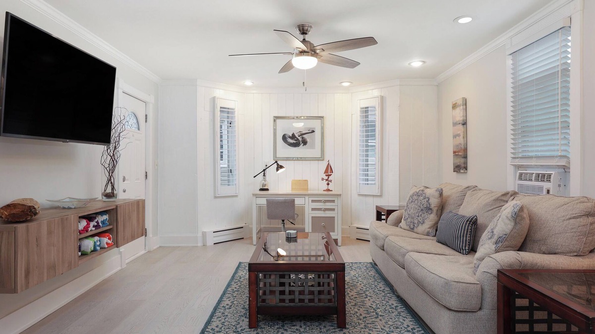 Fort Monmouth Condo | Renovated 2BR Condo in Sea Bright – Private Yard, Walk to Beach & Dining!