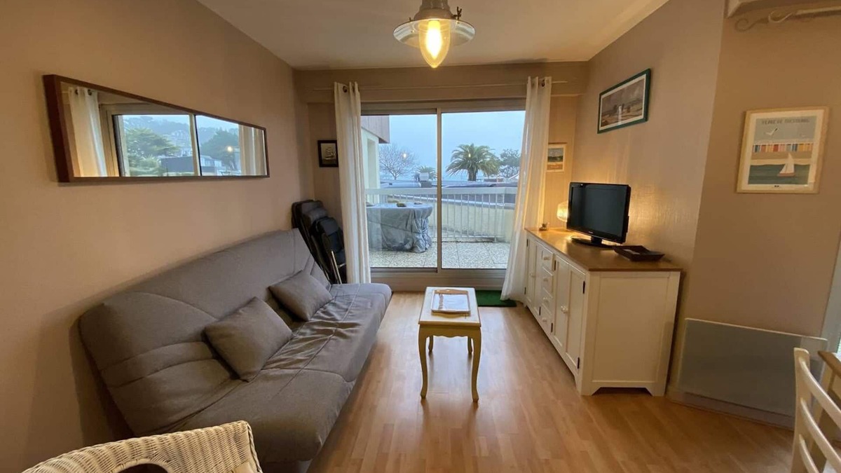 Perros-Guirec Apartment | Renovated apartment located beach of Trestraou in PERROS-GUIREC