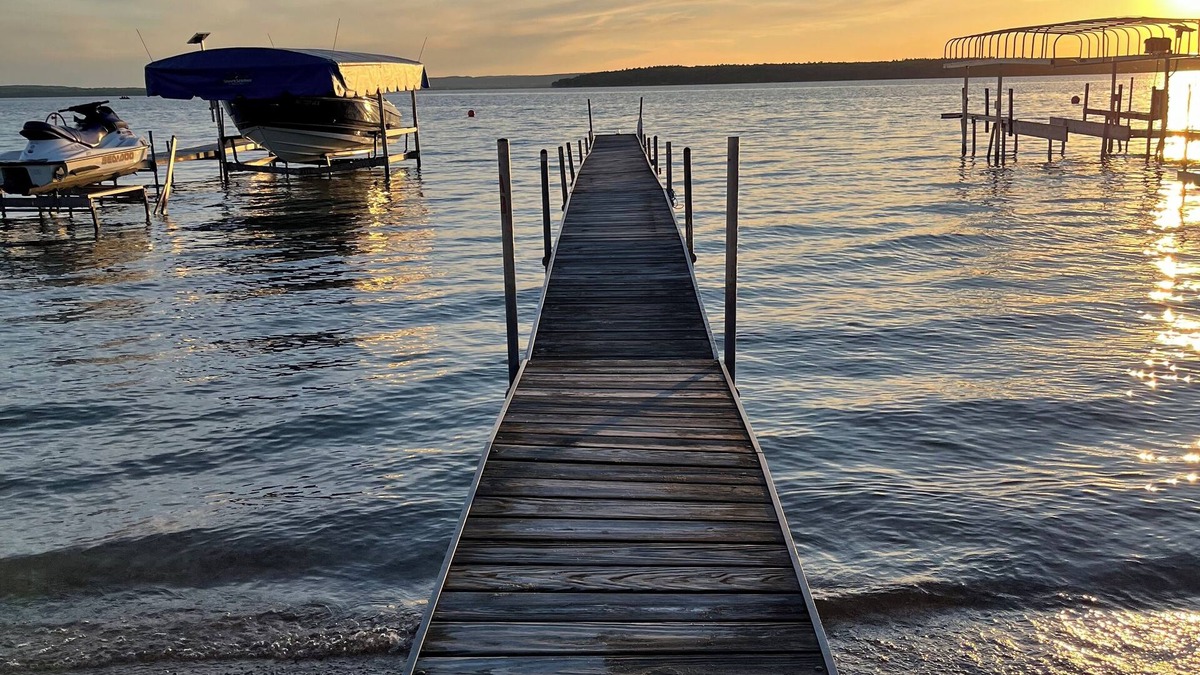 Indian River Cottage | Renovated Beachfront Cottage on Sunset Beach, Burt Lake, Indian River, Michigan