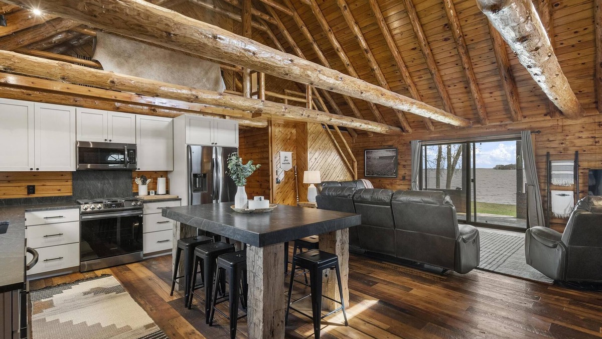 Germfask Cabin | Renovated Cabin on Big Manistique Lake, Access to Trails Nearby!