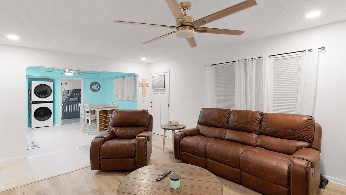 Belleview Cottage | Renovated cottage with updated appliances, wood fireplace, & W/D - dogs-friendly