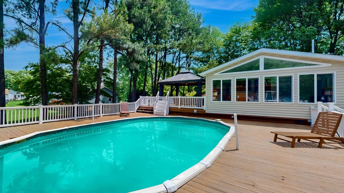 Aspen Hill House | Renovated house with private pool, water access, boat launch, game room & deck