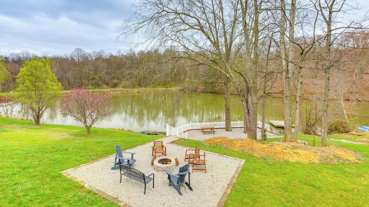 Logan Cottage | Renovated Logan Home w/Pond & Fire Pit