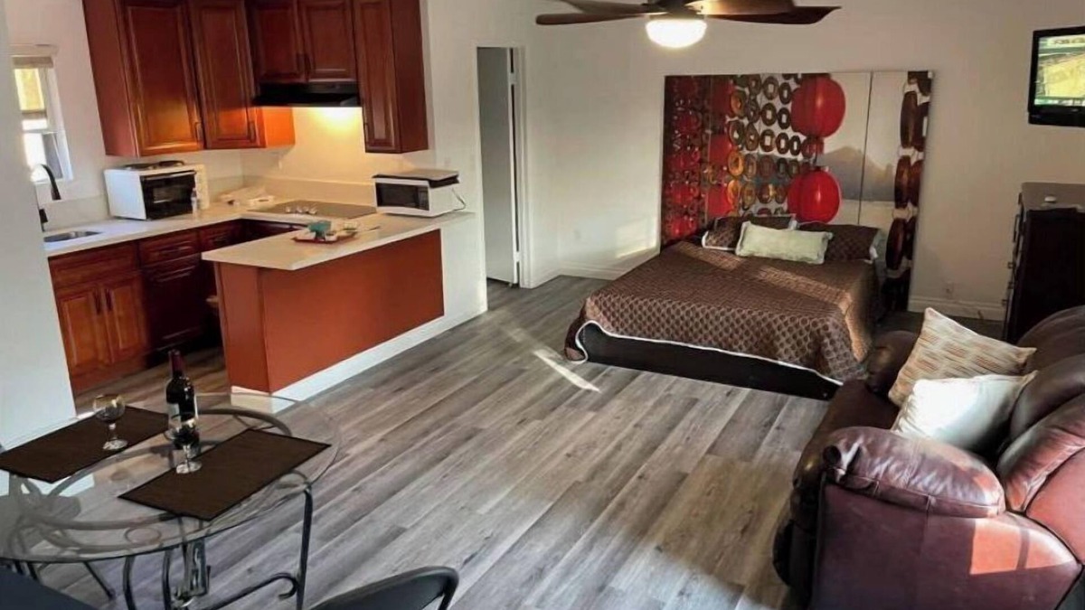 Home Gardens Apartment | Renovated Private Studio/Suite w/Kitchenette Bathroom (Abv Grg)
