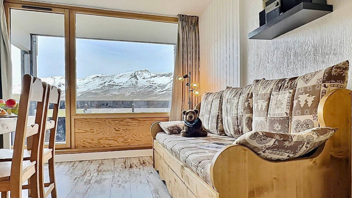 Le Lavachet Apartment | Renovated studio for 4 in Tignes, near slopes and shops
