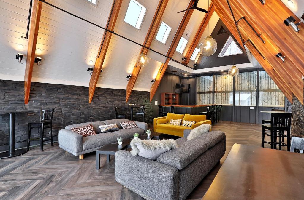 Killington Cabin | Rent An Inn! Takeover the Birch Ridge with your group, Mountain Lodge- 11 Rooms, Bar, Fireplace, 28ppl home