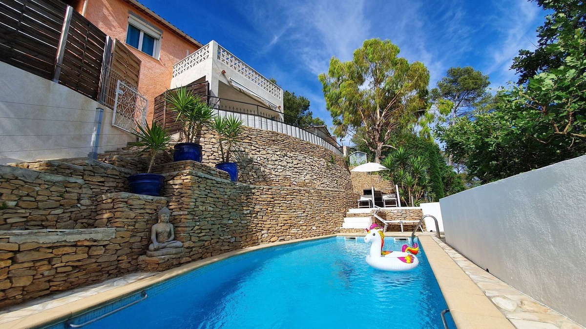 Sollies-Toucas House | Rental top of villa sollies toucas VAR with heated swimming pool