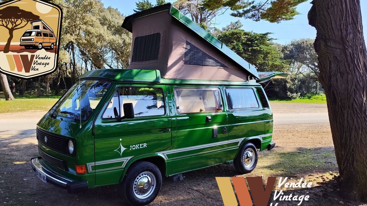 Les Achards House | Rental VW COMBI T3 fitted out vintage motorhome in Les Sables d'Olonne 85