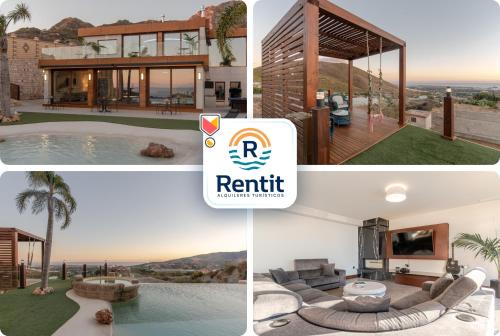 Molvizar Villa | RentitSpain Villa Playa Cristal Vista al Mar, Piscina, Jacuzzi y Lujo