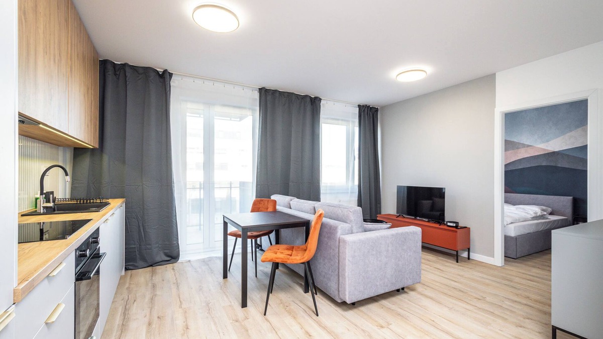 Katowice Apartment | RentPlanet - Apartamenty Ceglana