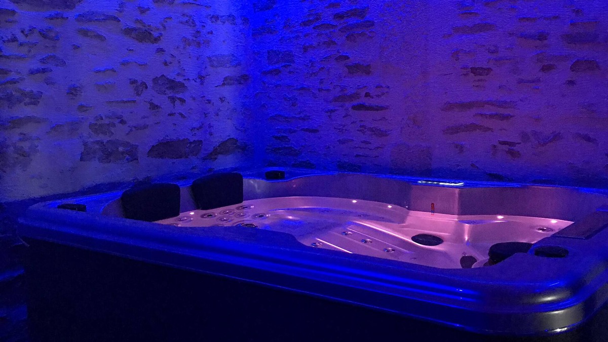 Mareuil-Sur-Lay-Dissais House | Residence with private spa The Lay of Calm. Spa area- jacuzzi hammam sauna