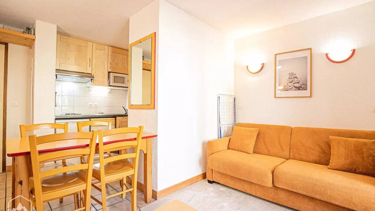 Aussois Apartment | Residence Les Flocons D'argent - 2 Rooms for 4 People