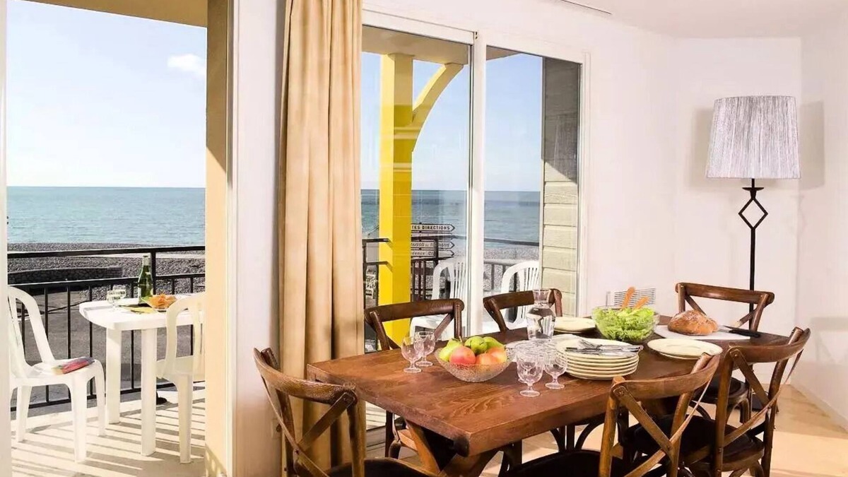 Cayeux-sur-Mer Apartment | Residence Les Terrasses de la Plage * - 3 Rooms Cabin 8 People Sea View