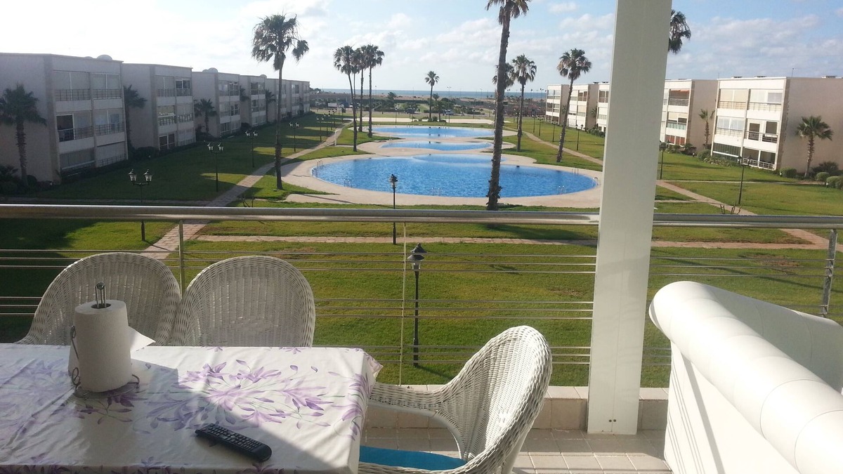 Casablanca Apartment | Residence Ola Blanca1 vue piscines (near sidi rahhal 10km)