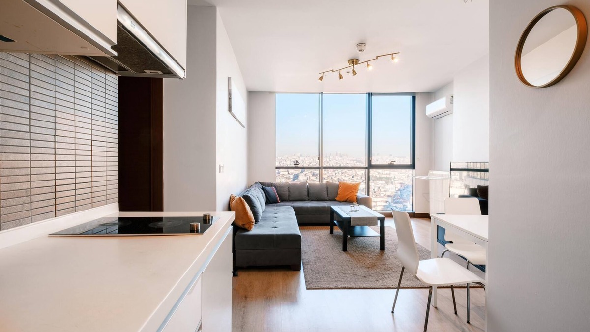 Atasehir Apartment | Residence with City View 5 min to Optimum Mall