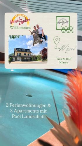 Ernst Apartment | Residenz Moselzauber - Ferienwohnungen mit Pool Landschaft